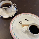 Resutoran Yokokawa - コーヒーゼリー　いちごのショートケーキ　コーヒー