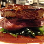 キャトルラパン - このボリュムハンパない！小鴨とフォアグラ(’13.07月にて）