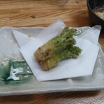 金田 - タラの芽天婦羅