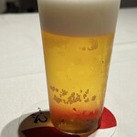 さん 六本木店 - 最初は生ビールでスタート