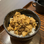 中国料理 花凛 - 自作汁だく麻婆豆腐丼