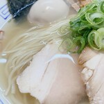 上方レインボー - 冷製イリコそば塩大盛り