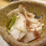 新ばし 星野 - 白蕪梅肉和え