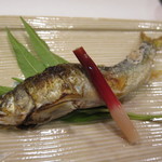 新ばし 星野 - 天然鮎　しっとり焼き、良く焼きの2種