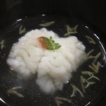 新ばし 星野 - 鱧とじゅんさいのお椀