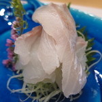 新ばし 星野 - 鱸のあらい