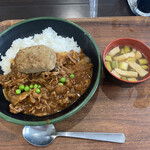 品川台場食堂 - ⭐️本日の定食A
            ハヤシライス(ハンバーグ添え)¥650