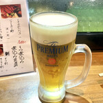 Motsuyaki Shouri Hanare - 生ビール　660円