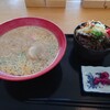 Michi No Eki Taiji - 和歌山ラーメンとミニスタミナ丼。