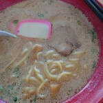 道の駅 たいじ - ラーメンの麺は、細めの柔らかめ。