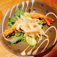 山中温泉　花紫 - 白魚のあちゃら酢漬け