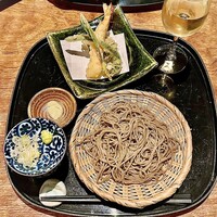 紗羅餐 本店 - 十割蕎麦と季節天麩羅/白ワイン