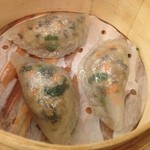 中国飯店 富麗華 - 七種野菜の蒸し餃子