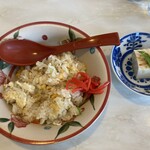 みそ膳 鬼べえ - ミニチャーハン、冷ややっこ