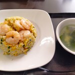 中華料理 桃菜 - 「海老炒飯」ｽｰﾌﾟ付 700円