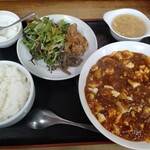 中華の店 楊々 - 麻婆豆腐定食850円税込