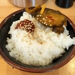 横浜ラーメン 北村家 - 半ライス