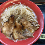 黒木製麺 釈迦力 雄 - 男の修行味噌伽哩（かゆ飯付き）1000円
