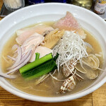 スミレ食堂 - 春の新作『春野菜とアサリの旨味中華そば』1080円