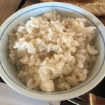 ひもの和助 - ごはんは玄米です