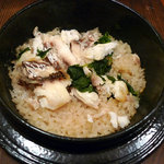 古長 - 懐石貴船3675円（税込）のご飯　鯛釜飯