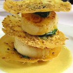 フランス料理グルメ - (09/8昼)大粒帆立のオードブルは趣味でなかった