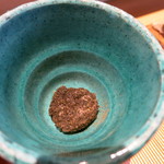 日本料理 みや  - 里芋饅頭　自家製アンチョビ、狭山ほうじ茶