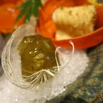 日本料理 みや  - モズク　ゼリー寄せ　土佐酢