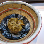 寿司栄 - 紅ズワイ蟹の自家製蟹味噌