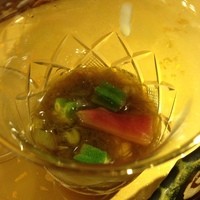 京料理 貴与次郎 - ずっとこれでいいかも
                もずく酢、ミョウガ、チーズ
