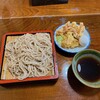 そばのまるごまるご - もり天850円の全容です