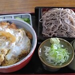 七福 - カツ丼セット(冷たい蕎麦)900円