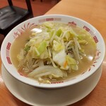日高屋 - 野菜たっぷりタンメン麺少なめ