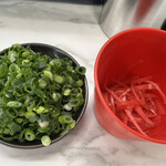 一光軒 - ねぎ盛りと紅生姜