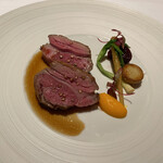 フランス料理 壺中天 - メイン、仔羊のロティ