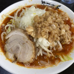 激辛ラーメンの拉麺帝王 - 辛い二郎系　油多め