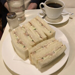 丘 - ツナサンドセット(880円)