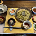 ふく屋 - 茶そば定食¥990