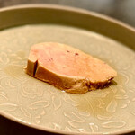 イチリン ハナレ - ③鮟鱇の肝の紹興酒漬け ～余市の鮟鱇を紹興酒に漬け込んだ中華風の濃厚な味付けにして頂くが、これが紹興酒に良く合います。紹興酒をぼちぼち頂きたくなる。