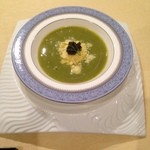 トゥ・ラ・ジョア - 三種野菜の冷製スープ♪