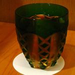 赤坂 詠月 - 切り子グラスで烏龍茶・2013/7