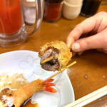 Kushitora - 牛カツ　巻きつけタイプ　食感と食べやすさ◎
