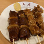 鳥辰 本店 - レバーとシロ