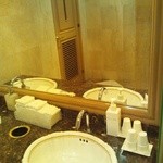 銀座うかい亭 - 磨かれたトイレ