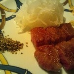 銀座うかい亭 - サーロインミディアムレア