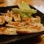 やぶ善 - 竹輪の船に、香ばしい桜海老・オン・ザ・マヨネーズ。