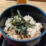 Miyako Kishimen - 桜えびご飯