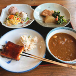 せいわの里 まめや - 豆腐田楽、おからサラダ、豆カレー、春ちらし、等々…