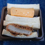ファミリーストアさとう - 飛騨の玉子焼きサンド＆自家製肉厚ロースカツサンド