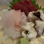 いしもん - マグロ、メダイ、穴子焼き霜